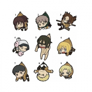 Attack On Titan Keychain (aot) Móc Khóa In Theo Yêu Cầu, Chất Liệu Mica Trong Suốt In 2 Mặt , Dày 4mm
