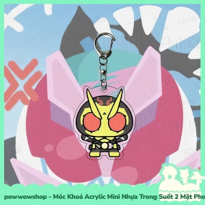 [available In Vietnam - Express] Mini Transparent Acrylic Plastic Keychain With 2 Sides Kamen Móc Khóa In Theo Yêu Cầu, Chất Liệu Mica Trong Suốt In 2 Mặt , Dày 4mm