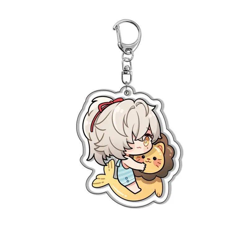 Aventurine Honkai Star Rail Mica Keychain Related Keychain Girls Key Chain Bag Charms Móc Khóa In Theo Yêu Cầu, Chất Liệu Mica Trong Suốt In 2 Mặt , Dày 4mm 2 Aventurine Honkai Star Rail Mica Keychain Related Keychain Girls Key Chain Bag Charms Móc Khóa In Theo Yêu Cầu, Chất Liệu Mica Trong Suốt In 2 Mặt , Dày 4mm - Ảnh 2