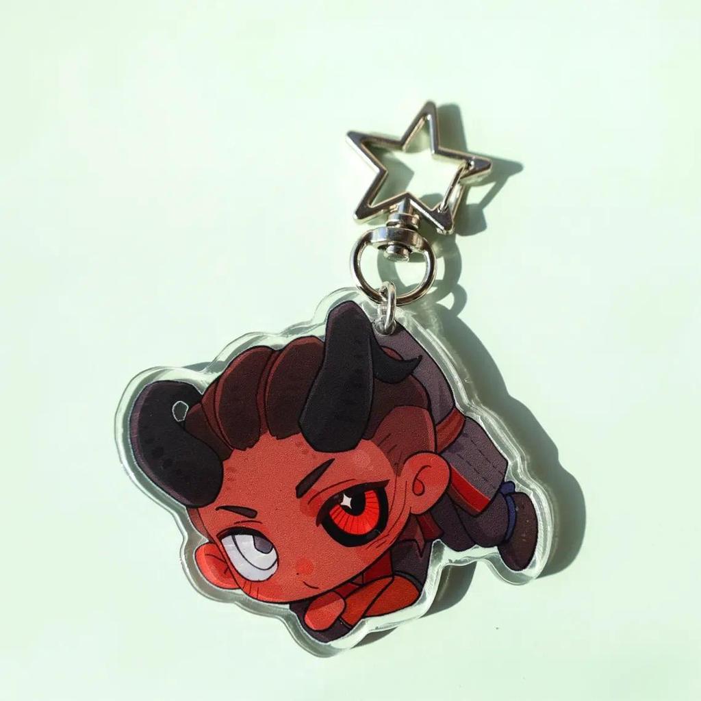 Baldur's Gate 3 Rpg Acrylic Keychain Set - Chibi Character Keyrings Collectible - Karlach Móc Khóa In Theo Yêu Cầu, Chất Liệu Mica Trong Suốt In 2 Mặt , Dày 4mm 3 Baldur's Gate 3 Rpg Acrylic Keychain Set - Chibi Character Keyrings Collectible - Karlach Móc Khóa In Theo Yêu Cầu, Chất Liệu Mica Trong Suốt In 2 Mặt , Dày 4mm - Ảnh 3
