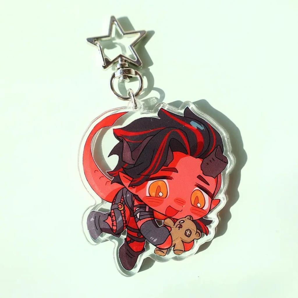 Baldur's Gate 3 Rpg Acrylic Keychain Set - Chibi Character Keyrings Collectible - Karlach Móc Khóa In Theo Yêu Cầu, Chất Liệu Mica Trong Suốt In 2 Mặt , Dày 4mm 4 Baldur's Gate 3 Rpg Acrylic Keychain Set - Chibi Character Keyrings Collectible - Karlach Móc Khóa In Theo Yêu Cầu, Chất Liệu Mica Trong Suốt In 2 Mặt , Dày 4mm - Ảnh 4