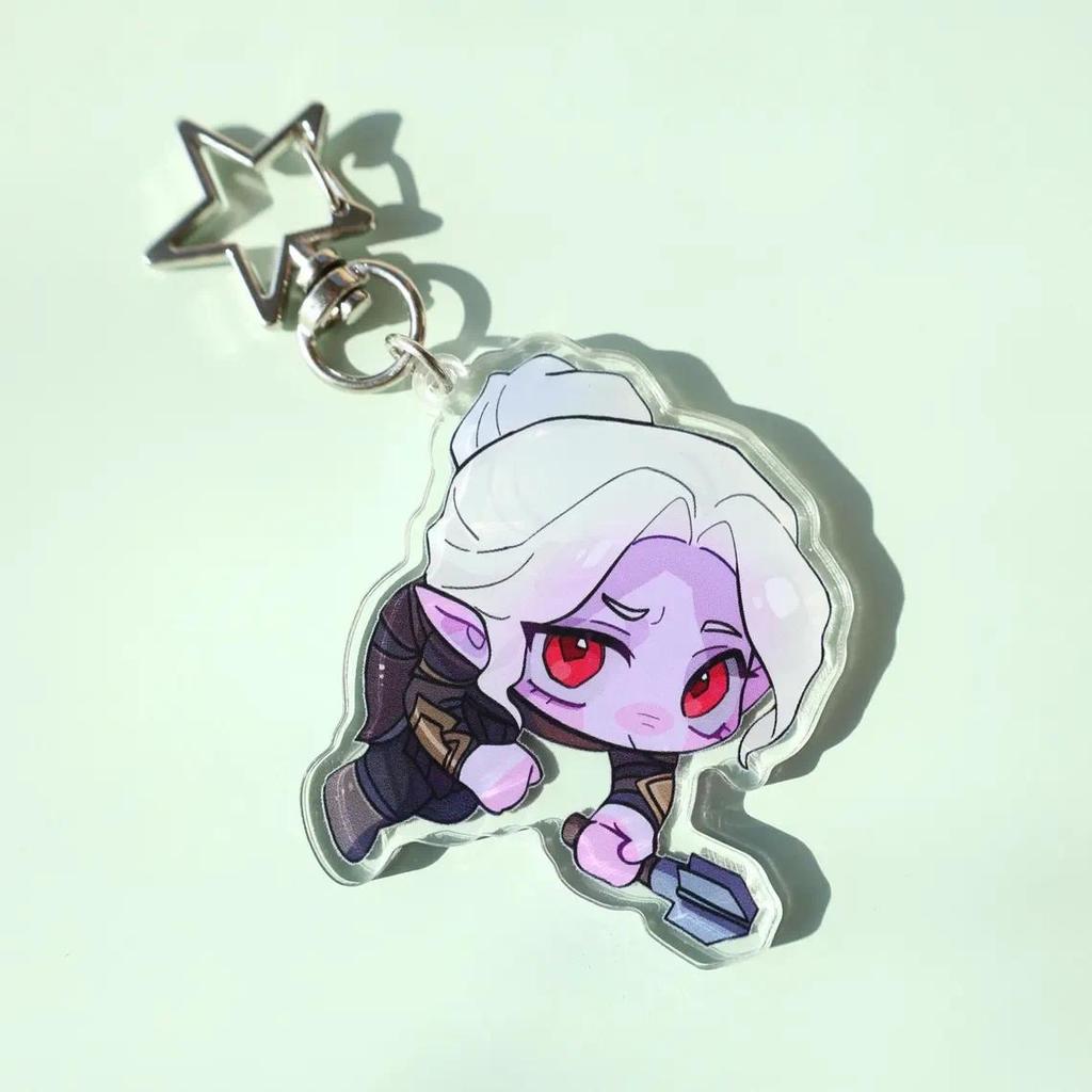 Baldur's Gate 3 Rpg Acrylic Keychain Set - Chibi Character Keyrings Collectible - Karlach Móc Khóa In Theo Yêu Cầu, Chất Liệu Mica Trong Suốt In 2 Mặt , Dày 4mm 5 Baldur's Gate 3 Rpg Acrylic Keychain Set - Chibi Character Keyrings Collectible - Karlach Móc Khóa In Theo Yêu Cầu, Chất Liệu Mica Trong Suốt In 2 Mặt , Dày 4mm - Ảnh 5