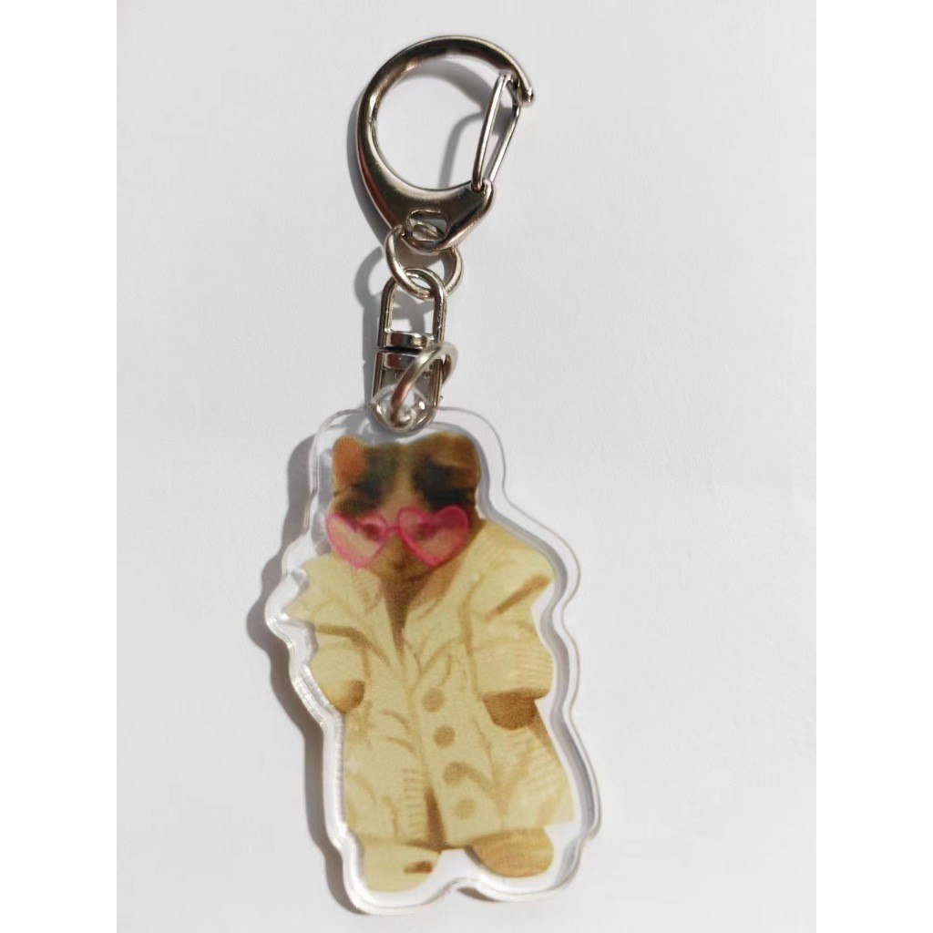 Banana Cat Keychain Keychain Funny Emoji Keychain Mica Key Ring Student Bag Pendant Gift Móc Khóa In Theo Yêu Cầu, Chất Liệu Mica Trong Suốt In 2 Mặt , Dày 4mm 11 Banana Cat Keychain Keychain Funny Emoji Keychain Mica Key Ring Student Bag Pendant Gift Móc Khóa In Theo Yêu Cầu, Chất Liệu Mica Trong Suốt In 2 Mặt , Dày 4mm - Ảnh 11