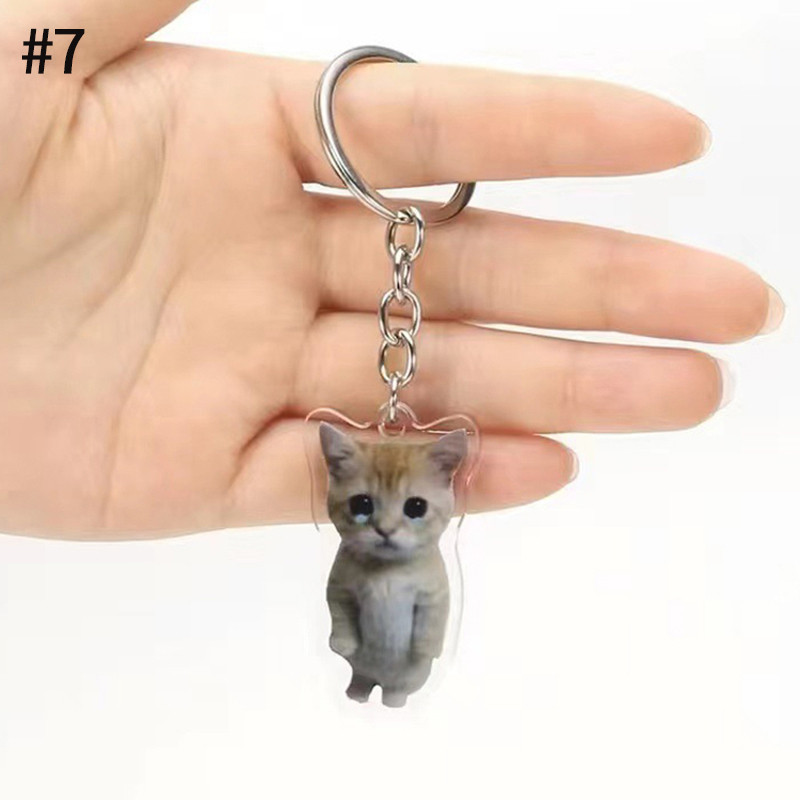 Banana Cat Keychain Keychain Funny Emoji Keychain Mica Key Ring Student Bag Pendant Gift Móc Khóa In Theo Yêu Cầu, Chất Liệu Mica Trong Suốt In 2 Mặt , Dày 4mm 3 Banana Cat Keychain Keychain Funny Emoji Keychain Mica Key Ring Student Bag Pendant Gift Móc Khóa In Theo Yêu Cầu, Chất Liệu Mica Trong Suốt In 2 Mặt , Dày 4mm - Ảnh 3