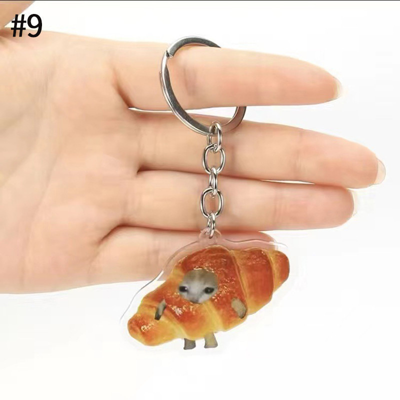 Banana Cat Keychain Keychain Funny Emoji Keychain Mica Key Ring Student Bag Pendant Gift Móc Khóa In Theo Yêu Cầu, Chất Liệu Mica Trong Suốt In 2 Mặt , Dày 4mm 5 Banana Cat Keychain Keychain Funny Emoji Keychain Mica Key Ring Student Bag Pendant Gift Móc Khóa In Theo Yêu Cầu, Chất Liệu Mica Trong Suốt In 2 Mặt , Dày 4mm - Ảnh 5