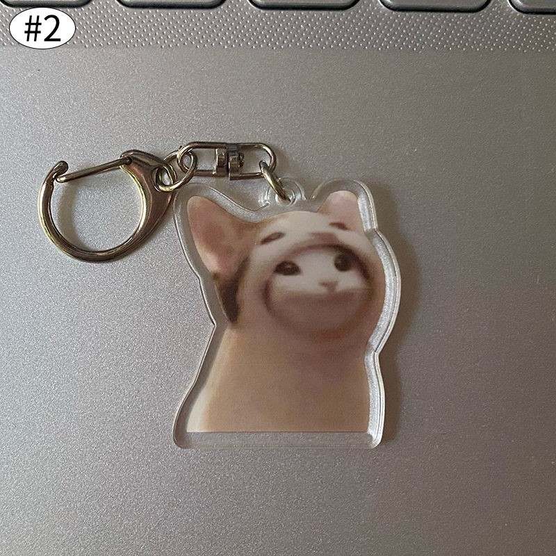 Banana Cat Keychain Keychain Funny Emoji Keychain Mica Key Ring Student Bag Pendant Gift Móc Khóa In Theo Yêu Cầu, Chất Liệu Mica Trong Suốt In 2 Mặt , Dày 4mm 9 Banana Cat Keychain Keychain Funny Emoji Keychain Mica Key Ring Student Bag Pendant Gift Móc Khóa In Theo Yêu Cầu, Chất Liệu Mica Trong Suốt In 2 Mặt , Dày 4mm - Ảnh 9