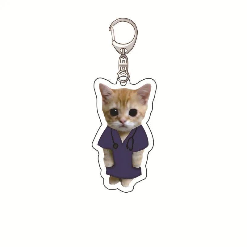 Banana Cat Kitten Happy Hamster Acrylic Keychain Charms Pendantmica Accessorie Keychain Móc Khóa In Theo Yêu Cầu, Chất Liệu Mica Trong Suốt In 2 Mặt , Dày 4mm 7 Banana Cat Kitten Happy Hamster Acrylic Keychain Charms Pendantmica Accessorie Keychain Móc Khóa In Theo Yêu Cầu, Chất Liệu Mica Trong Suốt In 2 Mặt , Dày 4mm - Ảnh 7