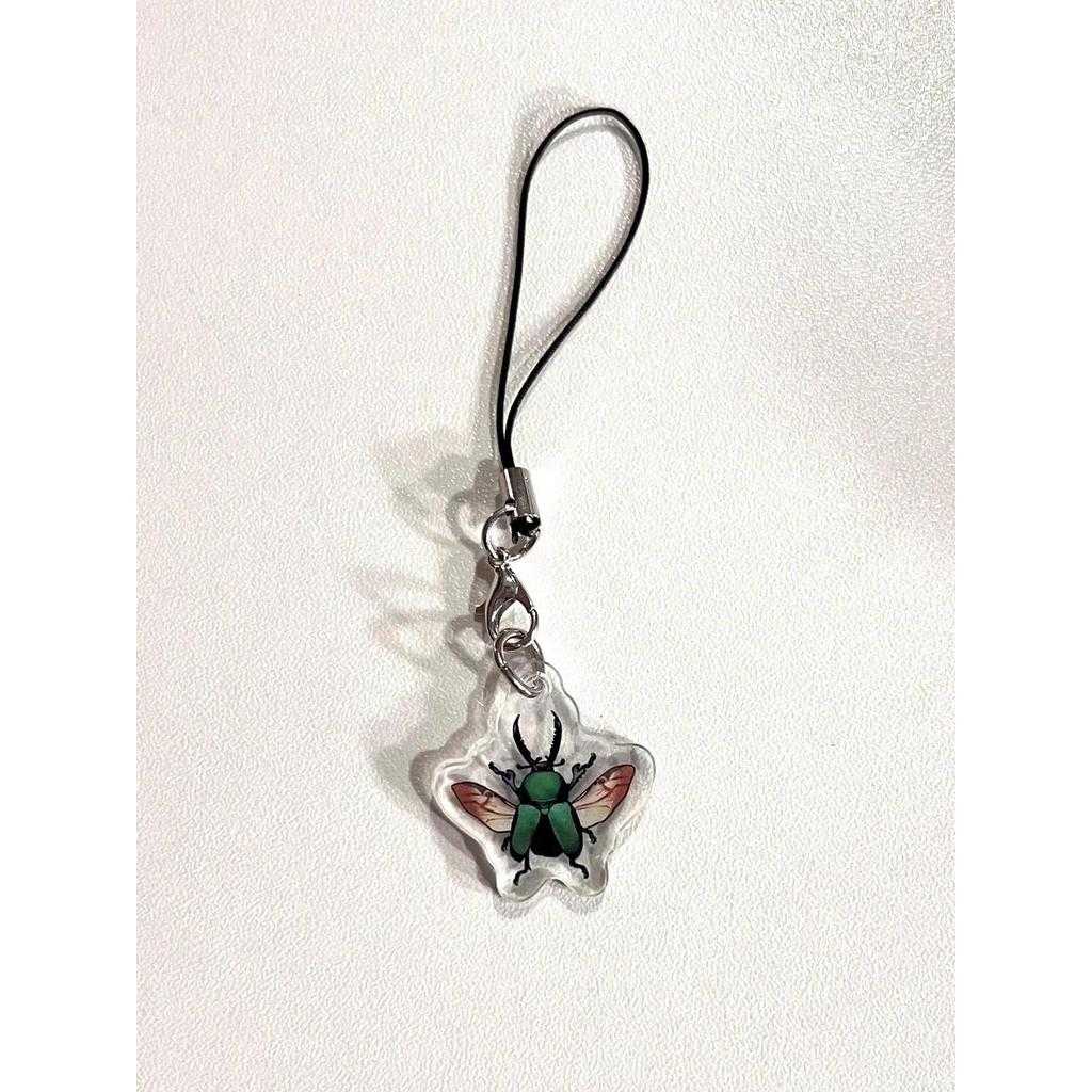 Beetle Phone Charm Trendy Beetle Design Mobile Phone Accessories For Women Kids Decoration Móc Khóa In Theo Yêu Cầu, Chất Liệu Mica Trong Suốt In 2 Mặt , Dày 4mm 4 Beetle Phone Charm Trendy Beetle Design Mobile Phone Accessories For Women Kids Decoration Móc Khóa In Theo Yêu Cầu, Chất Liệu Mica Trong Suốt In 2 Mặt , Dày 4mm - Ảnh 4