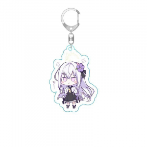 Blue Archive Girls Anime Keychain Students Fan Bag Charms Keychain Exemplary Animation Móc Khóa In Theo Yêu Cầu, Chất Liệu Mica Trong Suốt In 2 Mặt , Dày 4mm