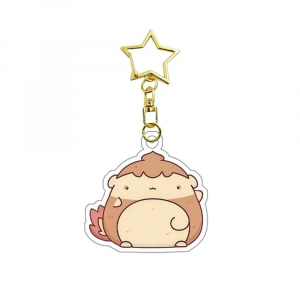 Bokcet Popplio Cartoon Customize Ray Bu Size Material Acrylic Peripheral Materials Keychain Móc Khóa In Theo Yêu Cầu, Chất Liệu Mica Trong Suốt In 2 Mặt , Dày 4mm