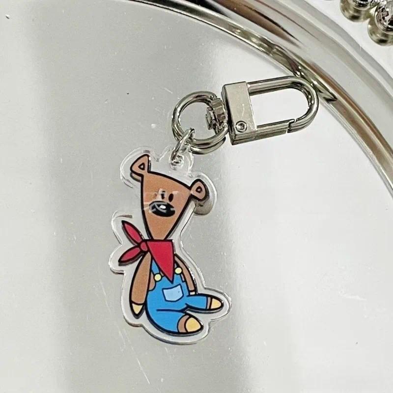 Brown Bear High Beauty Retro Cute Backpack Keyring For Friends Lovers Hanging Decoration Móc Khóa In Theo Yêu Cầu, Chất Liệu Mica Trong Suốt In 2 Mặt , Dày 4mm 2 Brown Bear High Beauty Retro Cute Backpack Keyring For Friends Lovers Hanging Decoration Móc Khóa In Theo Yêu Cầu, Chất Liệu Mica Trong Suốt In 2 Mặt , Dày 4mm - Ảnh 2