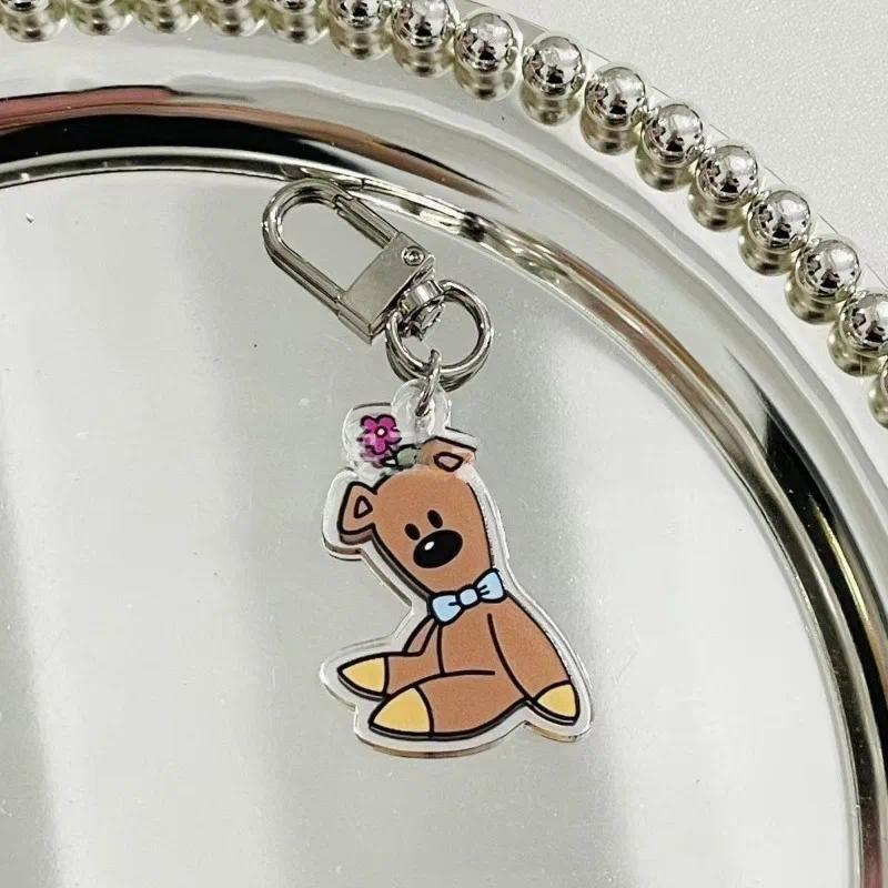 Brown Bear High Beauty Retro Cute Backpack Keyring For Friends Lovers Hanging Decoration Móc Khóa In Theo Yêu Cầu, Chất Liệu Mica Trong Suốt In 2 Mặt , Dày 4mm 3 Brown Bear High Beauty Retro Cute Backpack Keyring For Friends Lovers Hanging Decoration Móc Khóa In Theo Yêu Cầu, Chất Liệu Mica Trong Suốt In 2 Mặt , Dày 4mm - Ảnh 3