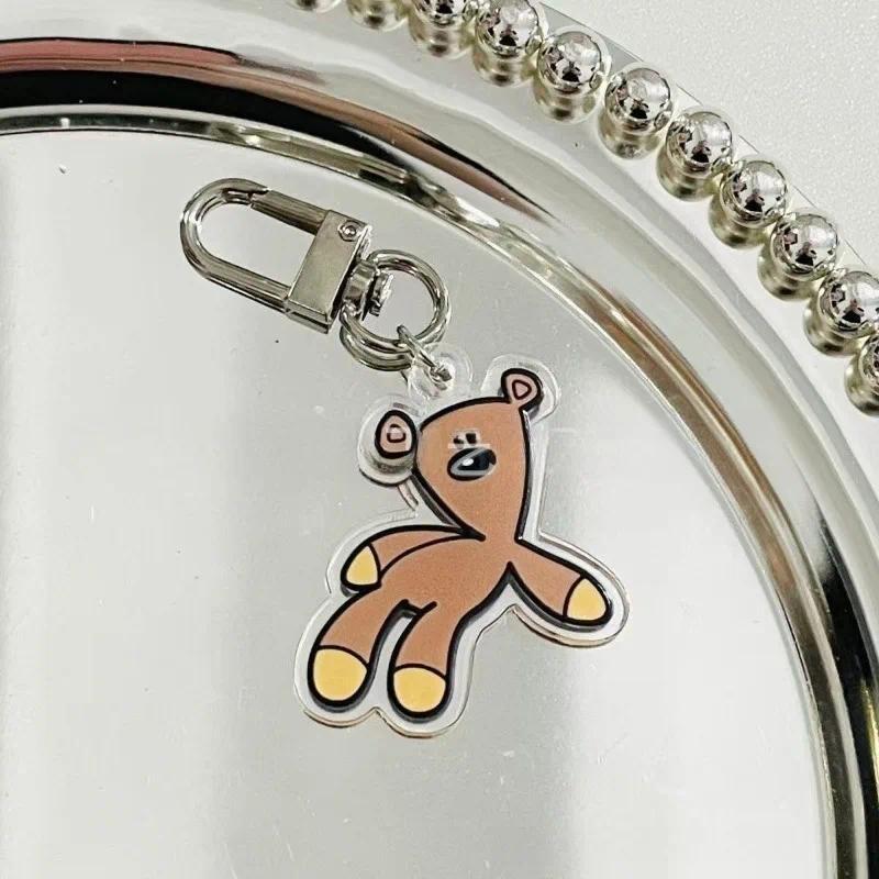Brown Bear High Beauty Retro Cute Backpack Keyring For Friends Lovers Hanging Decoration Móc Khóa In Theo Yêu Cầu, Chất Liệu Mica Trong Suốt In 2 Mặt , Dày 4mm 4 Brown Bear High Beauty Retro Cute Backpack Keyring For Friends Lovers Hanging Decoration Móc Khóa In Theo Yêu Cầu, Chất Liệu Mica Trong Suốt In 2 Mặt , Dày 4mm - Ảnh 4