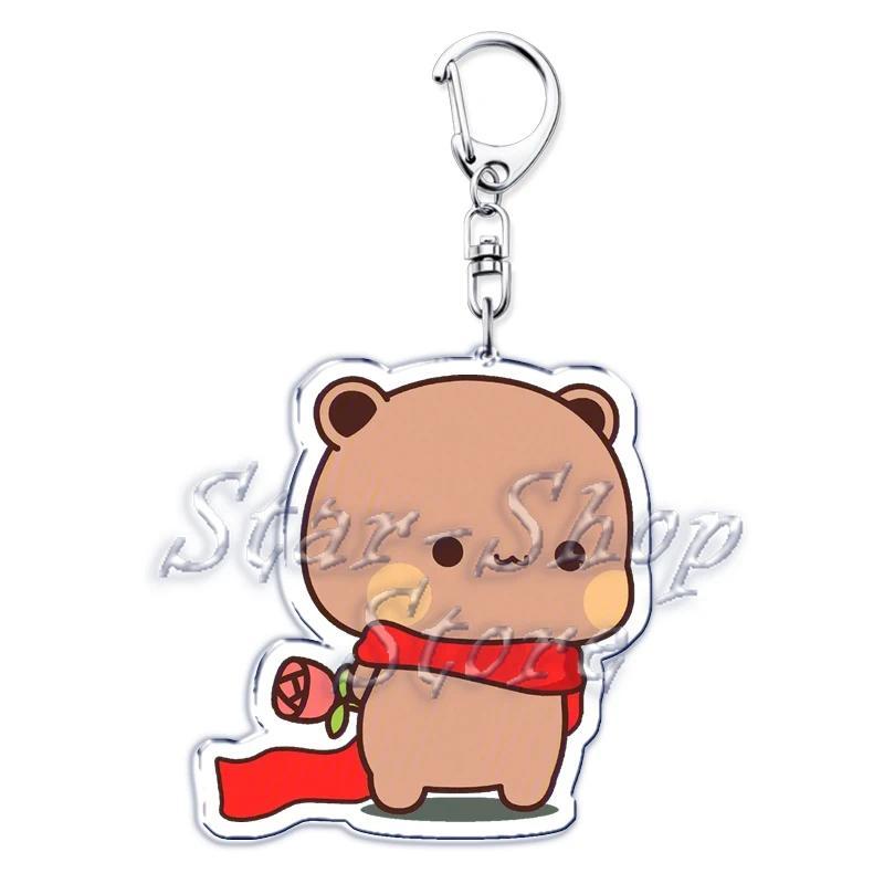 Bubu Dudu Rose Love Keychains Couple Bear Panda Acrylic Pendant Mica Keychain Móc Khóa In Theo Yêu Cầu, Chất Liệu Mica Trong Suốt In 2 Mặt , Dày 4mm 13 Bubu Dudu Rose Love Keychains Couple Bear Panda Acrylic Pendant Mica Keychain Móc Khóa In Theo Yêu Cầu, Chất Liệu Mica Trong Suốt In 2 Mặt , Dày 4mm - Ảnh 13