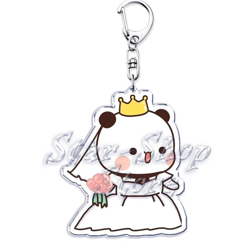 Bubu Dudu Rose Love Keychains Couple Bear Panda Acrylic Pendant Mica Keychain Móc Khóa In Theo Yêu Cầu, Chất Liệu Mica Trong Suốt In 2 Mặt , Dày 4mm 21 Bubu Dudu Rose Love Keychains Couple Bear Panda Acrylic Pendant Mica Keychain Móc Khóa In Theo Yêu Cầu, Chất Liệu Mica Trong Suốt In 2 Mặt , Dày 4mm - Ảnh 21