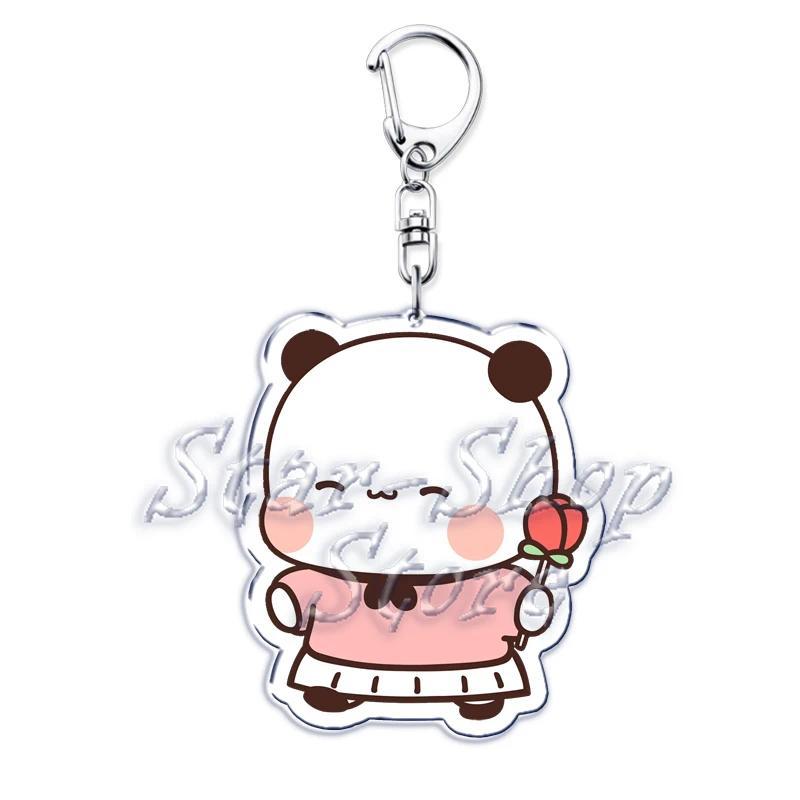 Bubu Dudu Rose Love Keychains Couple Bear Panda Acrylic Pendant Mica Keychain Móc Khóa In Theo Yêu Cầu, Chất Liệu Mica Trong Suốt In 2 Mặt , Dày 4mm 22 Bubu Dudu Rose Love Keychains Couple Bear Panda Acrylic Pendant Mica Keychain Móc Khóa In Theo Yêu Cầu, Chất Liệu Mica Trong Suốt In 2 Mặt , Dày 4mm - Ảnh 22