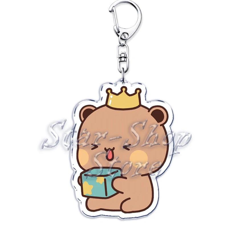 Bubu Dudu Rose Love Keychains Couple Bear Panda Acrylic Pendant Mica Keychain Móc Khóa In Theo Yêu Cầu, Chất Liệu Mica Trong Suốt In 2 Mặt , Dày 4mm 26 Bubu Dudu Rose Love Keychains Couple Bear Panda Acrylic Pendant Mica Keychain Móc Khóa In Theo Yêu Cầu, Chất Liệu Mica Trong Suốt In 2 Mặt , Dày 4mm - Ảnh 26