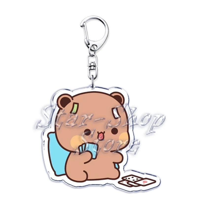 Bubu Dudu Rose Love Keychains Couple Bear Panda Acrylic Pendant Mica Keychain Móc Khóa In Theo Yêu Cầu, Chất Liệu Mica Trong Suốt In 2 Mặt , Dày 4mm 30 Bubu Dudu Rose Love Keychains Couple Bear Panda Acrylic Pendant Mica Keychain Móc Khóa In Theo Yêu Cầu, Chất Liệu Mica Trong Suốt In 2 Mặt , Dày 4mm - Ảnh 30