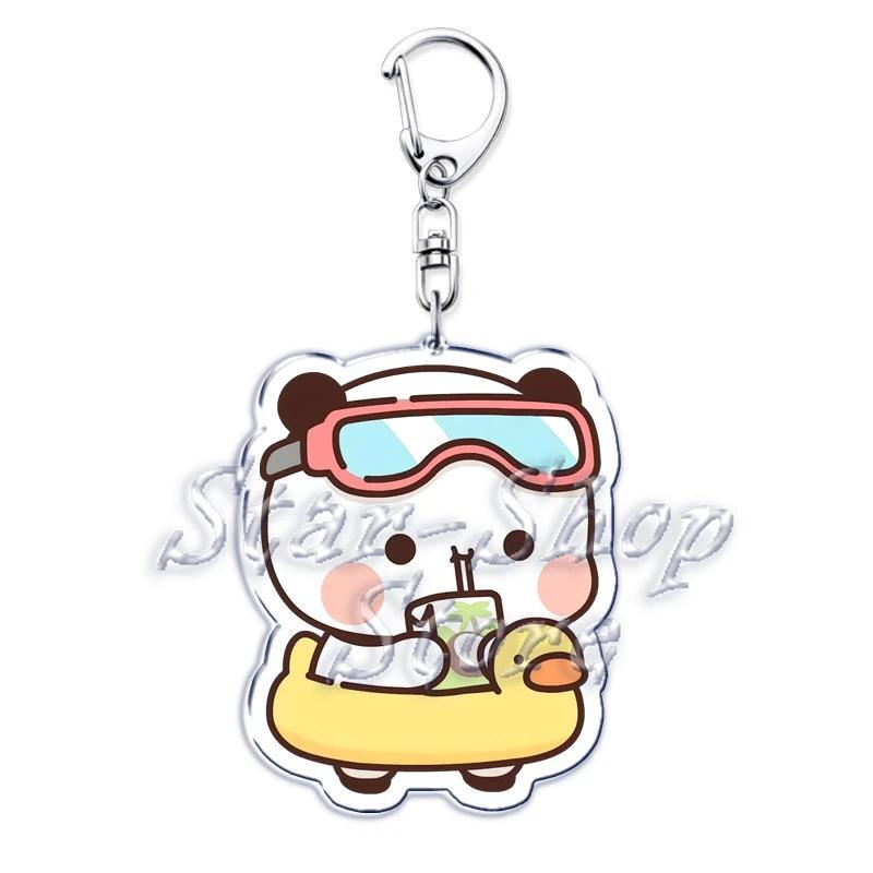 Bubu Dudu Rose Love Keychains Couple Bear Panda Acrylic Pendant Mica Keychain Móc Khóa In Theo Yêu Cầu, Chất Liệu Mica Trong Suốt In 2 Mặt , Dày 4mm 6 Bubu Dudu Rose Love Keychains Couple Bear Panda Acrylic Pendant Mica Keychain Móc Khóa In Theo Yêu Cầu, Chất Liệu Mica Trong Suốt In 2 Mặt , Dày 4mm - Ảnh 6