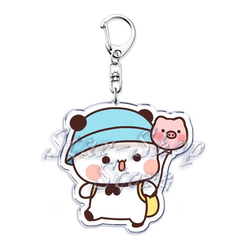Bubu Dudu Rose Love Keychains Couple Bear Panda Acrylic Pendant Mica Keychain Móc Khóa In Theo Yêu Cầu, Chất Liệu Mica Trong Suốt In 2 Mặt , Dày 4mm 8 Bubu Dudu Rose Love Keychains Couple Bear Panda Acrylic Pendant Mica Keychain Móc Khóa In Theo Yêu Cầu, Chất Liệu Mica Trong Suốt In 2 Mặt , Dày 4mm - Ảnh 8