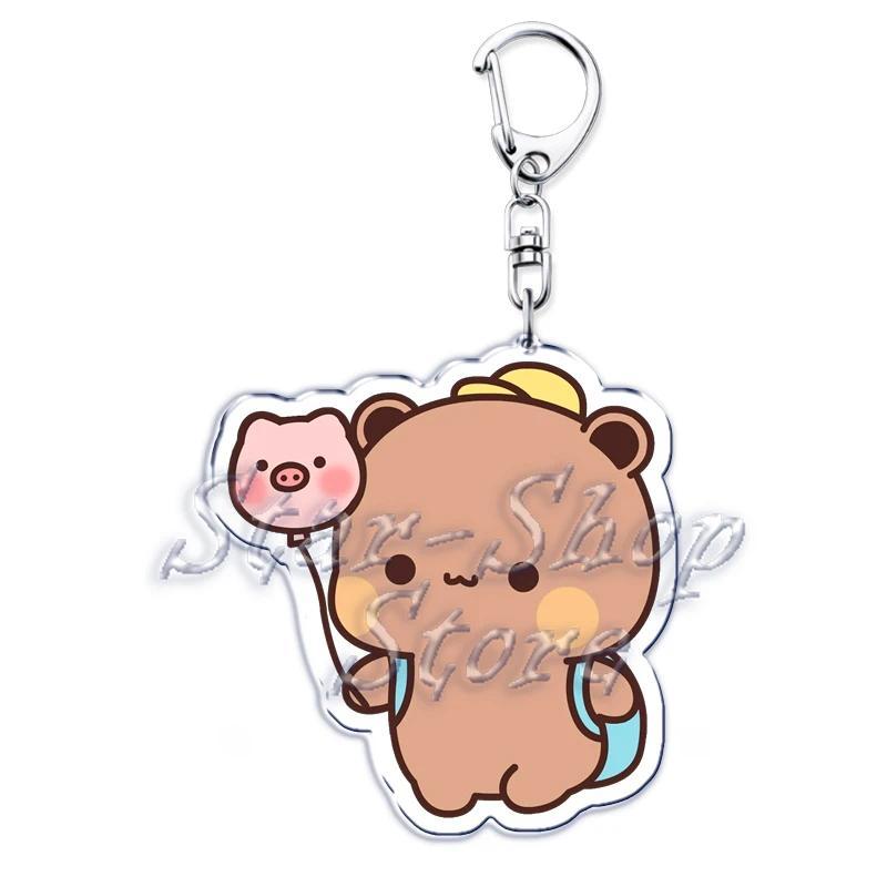 Bubu Dudu Rose Love Keychains Couple Bear Panda Acrylic Pendant Mica Keychain Móc Khóa In Theo Yêu Cầu, Chất Liệu Mica Trong Suốt In 2 Mặt , Dày 4mm 9 Bubu Dudu Rose Love Keychains Couple Bear Panda Acrylic Pendant Mica Keychain Móc Khóa In Theo Yêu Cầu, Chất Liệu Mica Trong Suốt In 2 Mặt , Dày 4mm - Ảnh 9
