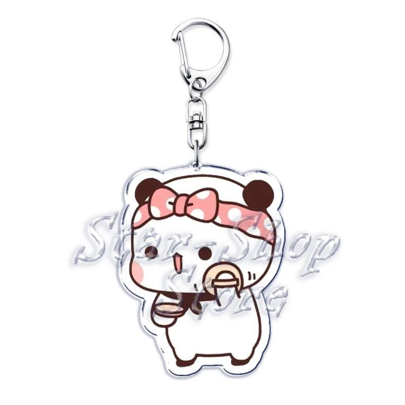Bubu Dudu Rose Love Keychains Couple Bear Panda Acrylic Pendant Mica Keychain Móc Khóa In Theo Yêu Cầu, Chất Liệu Mica Trong Suốt In 2 Mặt , Dày 4mm 10 Bubu Dudu Rose Love Keychains Couple Bear Panda Acrylic Pendant Mica Keychain Móc Khóa In Theo Yêu Cầu, Chất Liệu Mica Trong Suốt In 2 Mặt , Dày 4mm - Ảnh 10