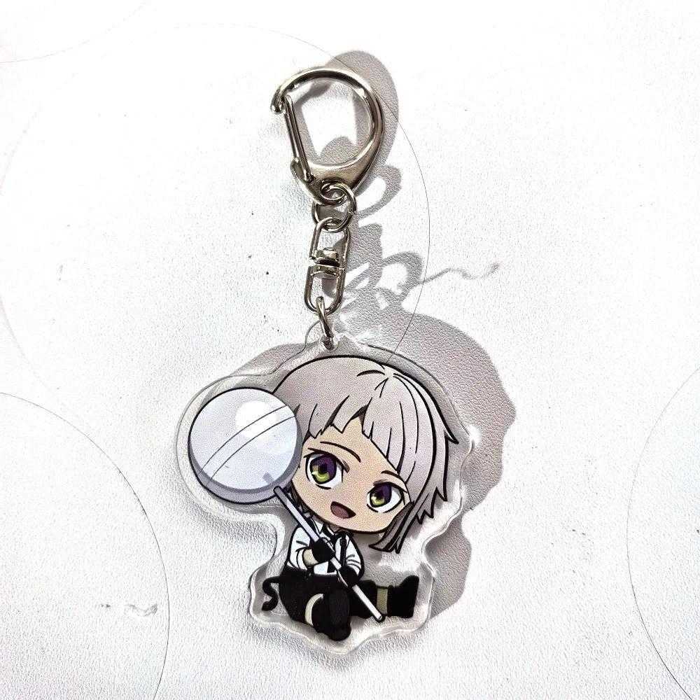 Bungo Stray Dogs Anime Keychain Dazai Osamu Key Chain Acrylic Bags Charm Car Pendant Móc Khóa In Theo Yêu Cầu, Chất Liệu Mica Trong Suốt In 2 Mặt , Dày 4mm 6 Bungo Stray Dogs Anime Keychain Dazai Osamu Key Chain Acrylic Bags Charm Car Pendant Móc Khóa In Theo Yêu Cầu, Chất Liệu Mica Trong Suốt In 2 Mặt , Dày 4mm - Ảnh 6