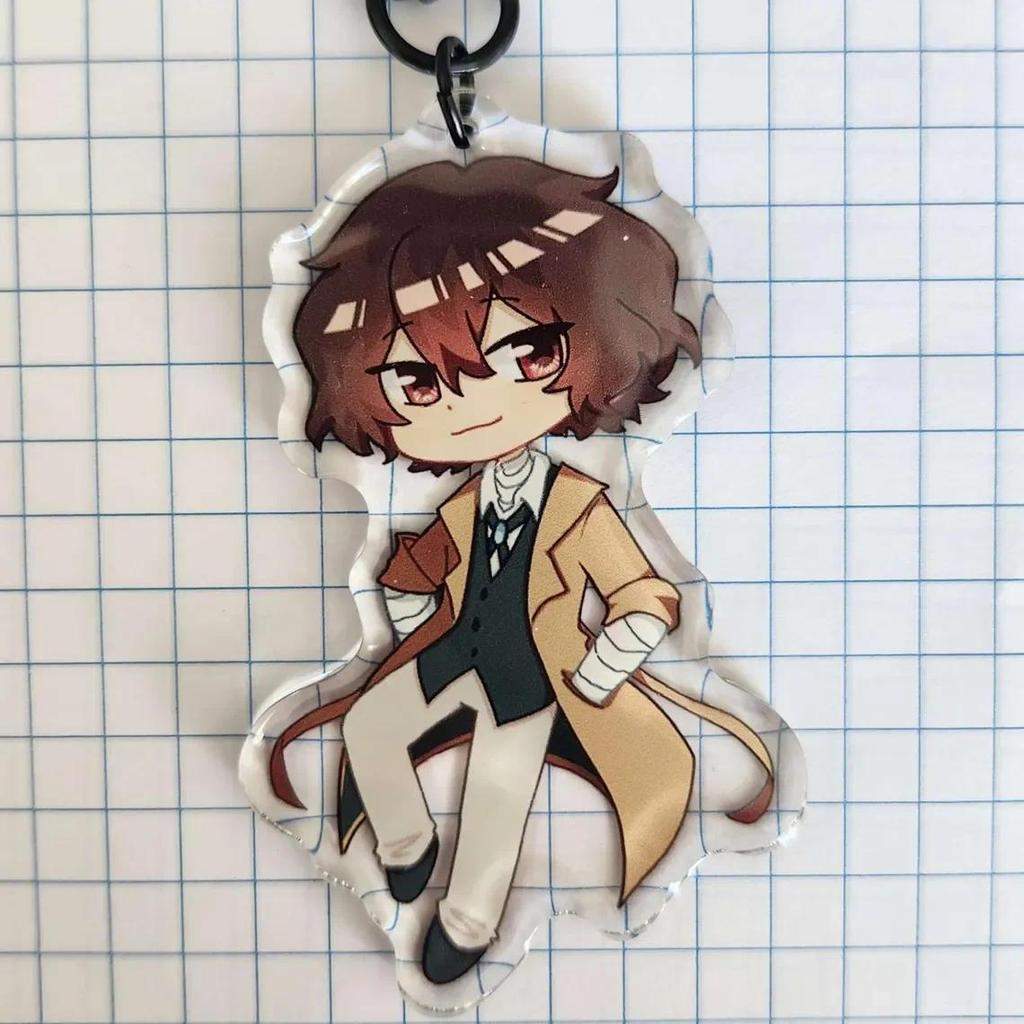 Bungo Stray Dogs Charm Anime General Keychain Móc Khóa In Theo Yêu Cầu, Chất Liệu Mica Trong Suốt In 2 Mặt , Dày 4mm 3 Bungo Stray Dogs Charm Anime General Keychain Móc Khóa In Theo Yêu Cầu, Chất Liệu Mica Trong Suốt In 2 Mặt , Dày 4mm - Ảnh 3