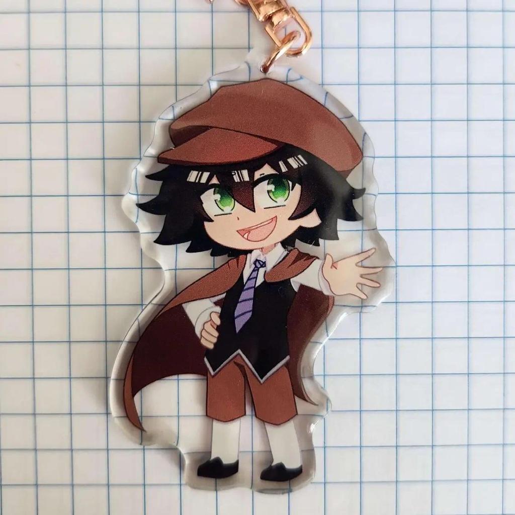 Bungo Stray Dogs Charm Anime General Keychain Móc Khóa In Theo Yêu Cầu, Chất Liệu Mica Trong Suốt In 2 Mặt , Dày 4mm 1 Bungo Stray Dogs Charm Anime General Keychain Móc Khóa In Theo Yêu Cầu, Chất Liệu Mica Trong Suốt In 2 Mặt , Dày 4mm