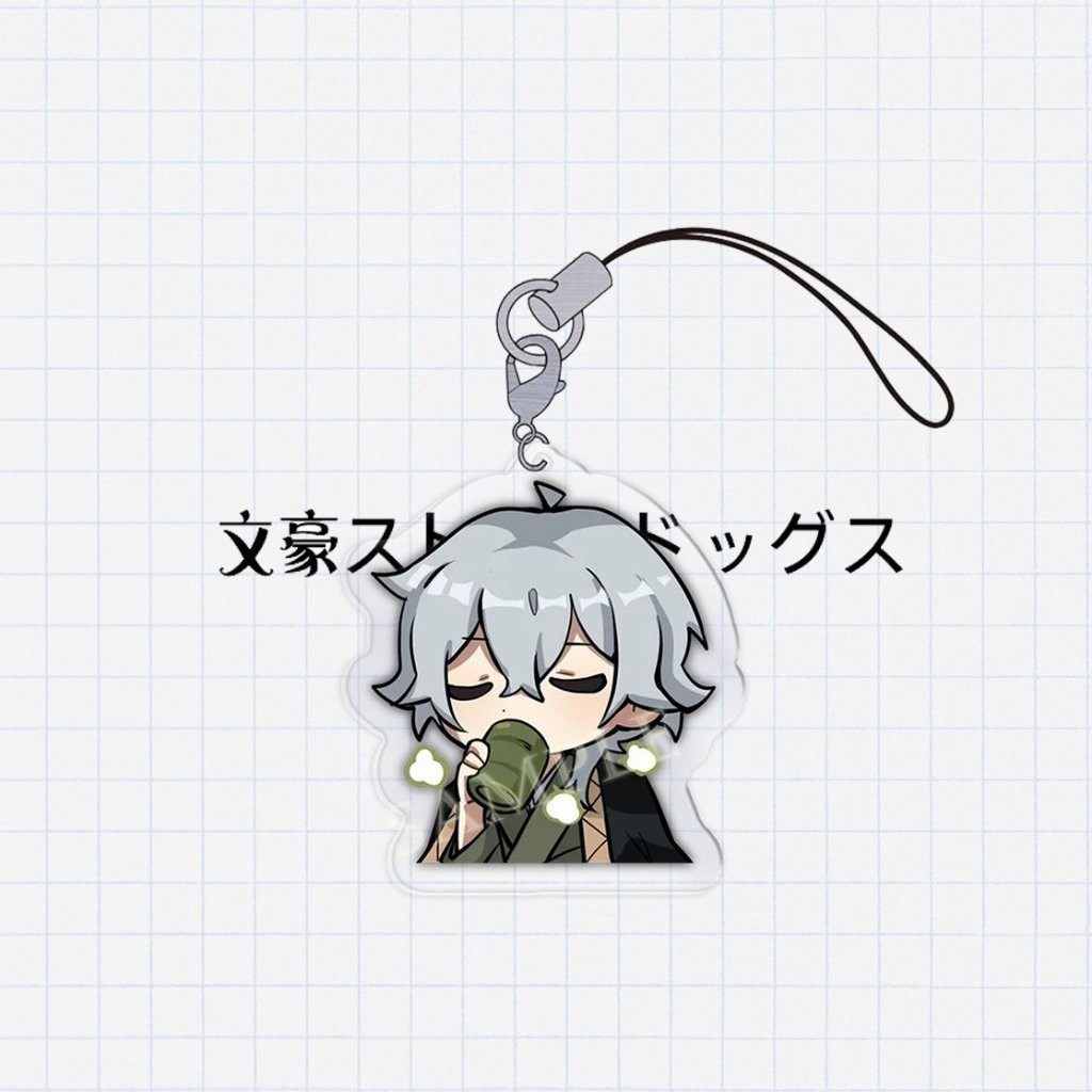 Bungou Stray Dogs Phone Lanyard Lost Writer Ver Expression Mica In Acrylic Printed With Cute Móc Khóa In Theo Yêu Cầu, Chất Liệu Mica Trong Suốt In 2 Mặt , Dày 4mm 3 Bungou Stray Dogs Phone Lanyard Lost Writer Ver Expression Mica In Acrylic Printed With Cute Móc Khóa In Theo Yêu Cầu, Chất Liệu Mica Trong Suốt In 2 Mặt , Dày 4mm - Ảnh 3
