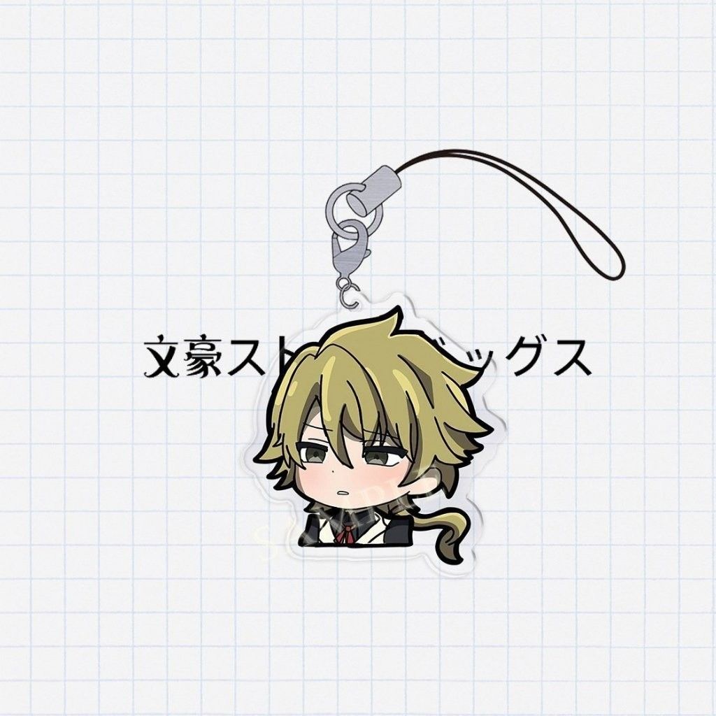 Bungou Stray Dogs Phone Lanyard Lost Writer Ver Expression Mica In Acrylic Printed With Cute Móc Khóa In Theo Yêu Cầu, Chất Liệu Mica Trong Suốt In 2 Mặt , Dày 4mm 4 Bungou Stray Dogs Phone Lanyard Lost Writer Ver Expression Mica In Acrylic Printed With Cute Móc Khóa In Theo Yêu Cầu, Chất Liệu Mica Trong Suốt In 2 Mặt , Dày 4mm - Ảnh 4