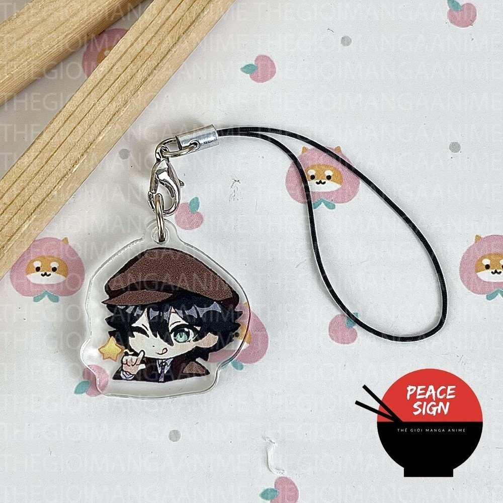 Bungou Stray Dogs Phone Lanyard Lost Writer Ver Expression Mica In Acrylic Printed With Cute Móc Khóa In Theo Yêu Cầu, Chất Liệu Mica Trong Suốt In 2 Mặt , Dày 4mm 5 Bungou Stray Dogs Phone Lanyard Lost Writer Ver Expression Mica In Acrylic Printed With Cute Móc Khóa In Theo Yêu Cầu, Chất Liệu Mica Trong Suốt In 2 Mặt , Dày 4mm - Ảnh 5