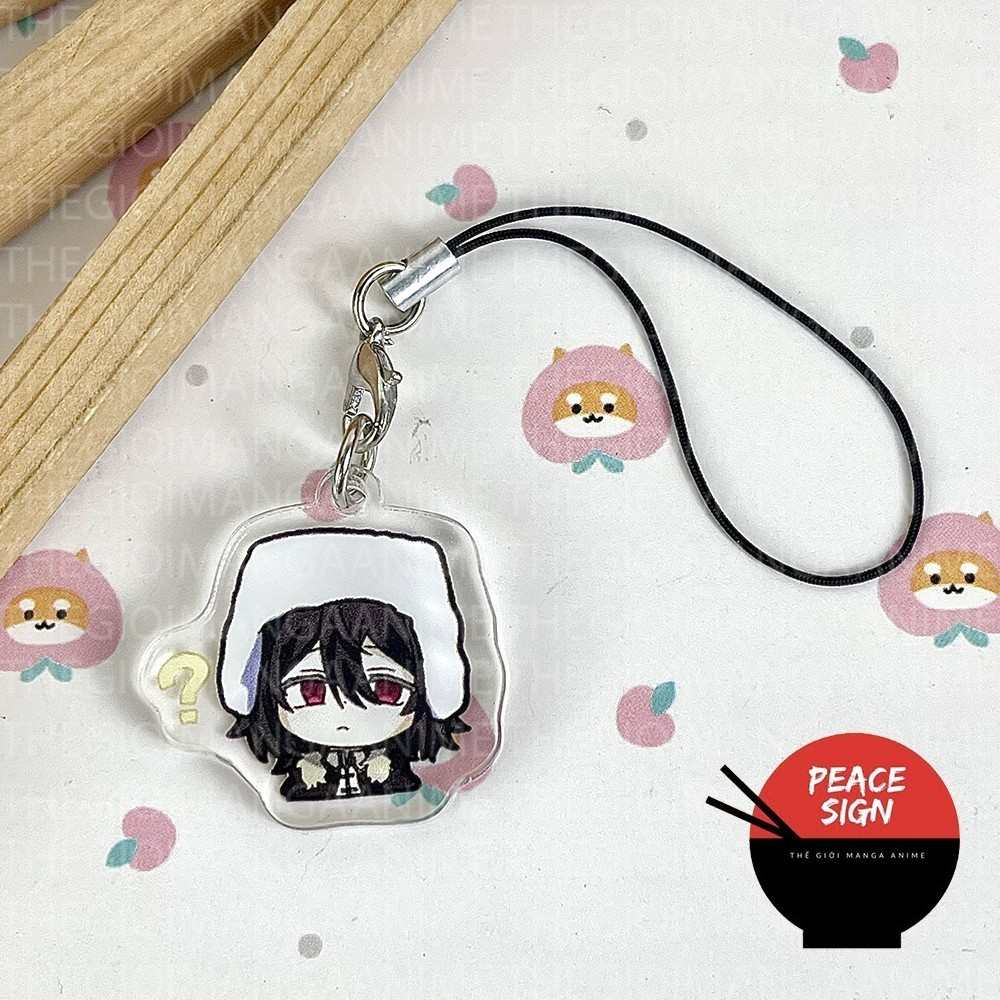 Bungou Stray Dogs Phone Lanyard Lost Writer Ver Expression Mica In Acrylic Printed With Cute Móc Khóa In Theo Yêu Cầu, Chất Liệu Mica Trong Suốt In 2 Mặt , Dày 4mm 7 Bungou Stray Dogs Phone Lanyard Lost Writer Ver Expression Mica In Acrylic Printed With Cute Móc Khóa In Theo Yêu Cầu, Chất Liệu Mica Trong Suốt In 2 Mặt , Dày 4mm - Ảnh 7