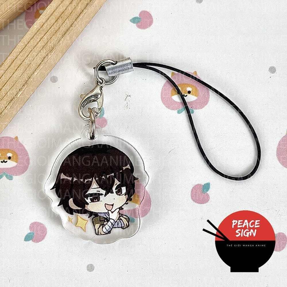 Bungou Stray Dogs Phone Lanyard Lost Writer Ver Expression Mica In Acrylic Printed With Cute Móc Khóa In Theo Yêu Cầu, Chất Liệu Mica Trong Suốt In 2 Mặt , Dày 4mm 1 Bungou Stray Dogs Phone Lanyard Lost Writer Ver Expression Mica In Acrylic Printed With Cute Móc Khóa In Theo Yêu Cầu, Chất Liệu Mica Trong Suốt In 2 Mặt , Dày 4mm