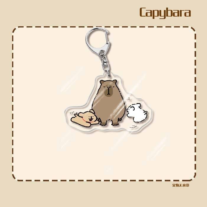 Capybara Keychain Printed With The Image Of Capybara, Minister Of Foreign Affairs, Cute And Móc Khóa In Theo Yêu Cầu, Chất Liệu Mica Trong Suốt In 2 Mặt , Dày 4mm 11 Capybara Keychain Printed With The Image Of Capybara, Minister Of Foreign Affairs, Cute And Móc Khóa In Theo Yêu Cầu, Chất Liệu Mica Trong Suốt In 2 Mặt , Dày 4mm - Ảnh 11
