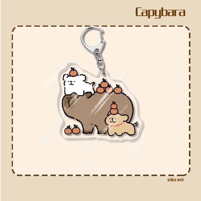 Capybara Keychain Printed With The Image Of Capybara, Minister Of Foreign Affairs, Cute And Móc Khóa In Theo Yêu Cầu, Chất Liệu Mica Trong Suốt In 2 Mặt , Dày 4mm 19 Capybara Keychain Printed With The Image Of Capybara, Minister Of Foreign Affairs, Cute And Móc Khóa In Theo Yêu Cầu, Chất Liệu Mica Trong Suốt In 2 Mặt , Dày 4mm - Ảnh 19