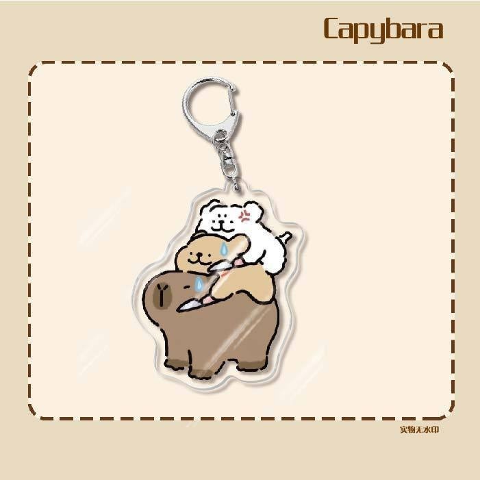 Capybara Keychain Printed With The Image Of Capybara, Minister Of Foreign Affairs, Cute And Móc Khóa In Theo Yêu Cầu, Chất Liệu Mica Trong Suốt In 2 Mặt , Dày 4mm 20 Capybara Keychain Printed With The Image Of Capybara, Minister Of Foreign Affairs, Cute And Móc Khóa In Theo Yêu Cầu, Chất Liệu Mica Trong Suốt In 2 Mặt , Dày 4mm - Ảnh 20