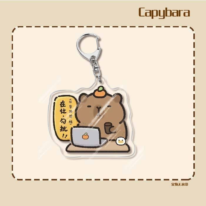 Capybara Keychain Printed With The Image Of Capybara, Minister Of Foreign Affairs, Cute And Móc Khóa In Theo Yêu Cầu, Chất Liệu Mica Trong Suốt In 2 Mặt , Dày 4mm 28 Capybara Keychain Printed With The Image Of Capybara, Minister Of Foreign Affairs, Cute And Móc Khóa In Theo Yêu Cầu, Chất Liệu Mica Trong Suốt In 2 Mặt , Dày 4mm - Ảnh 28