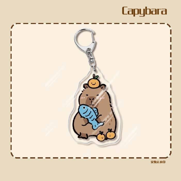 Capybara Keychain Printed With The Image Of Capybara, Minister Of Foreign Affairs, Cute And Móc Khóa In Theo Yêu Cầu, Chất Liệu Mica Trong Suốt In 2 Mặt , Dày 4mm 5 Capybara Keychain Printed With The Image Of Capybara, Minister Of Foreign Affairs, Cute And Móc Khóa In Theo Yêu Cầu, Chất Liệu Mica Trong Suốt In 2 Mặt , Dày 4mm - Ảnh 5