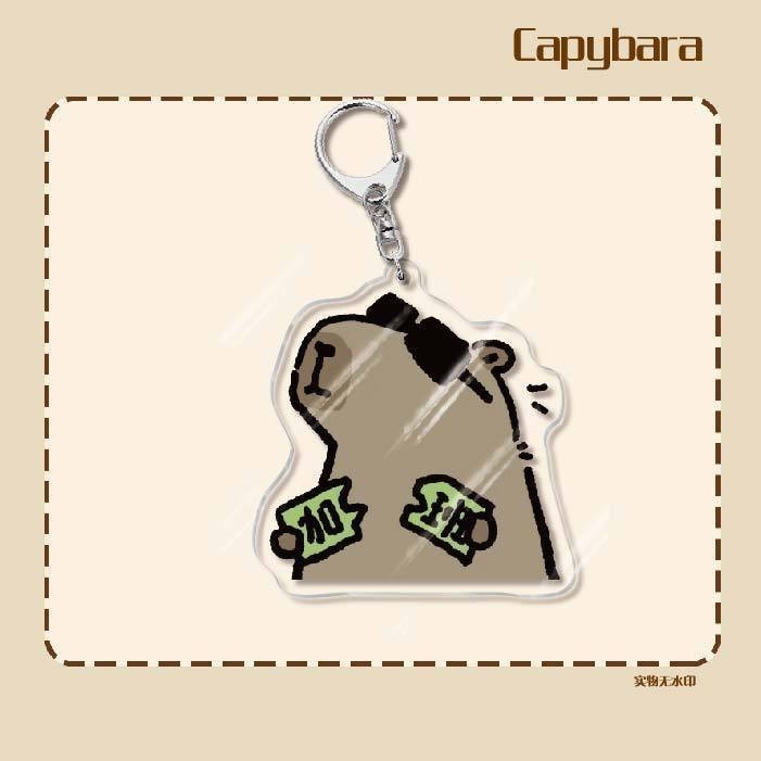 Capybara Keychain Printed With The Image Of Capybara, Minister Of Foreign Affairs, Cute And Móc Khóa In Theo Yêu Cầu, Chất Liệu Mica Trong Suốt In 2 Mặt , Dày 4mm 10 Capybara Keychain Printed With The Image Of Capybara, Minister Of Foreign Affairs, Cute And Móc Khóa In Theo Yêu Cầu, Chất Liệu Mica Trong Suốt In 2 Mặt , Dày 4mm - Ảnh 10