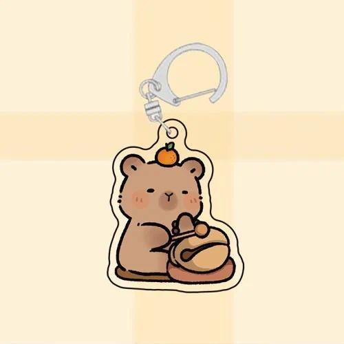 Capybara Sweet Creature Crylic Mica S Animation Products S Cultural Creativity Key Ring Móc Khóa In Theo Yêu Cầu, Chất Liệu Mica Trong Suốt In 2 Mặt , Dày 4mm 12 Capybara Sweet Creature Crylic Mica S Animation Products S Cultural Creativity Key Ring Móc Khóa In Theo Yêu Cầu, Chất Liệu Mica Trong Suốt In 2 Mặt , Dày 4mm - Ảnh 12