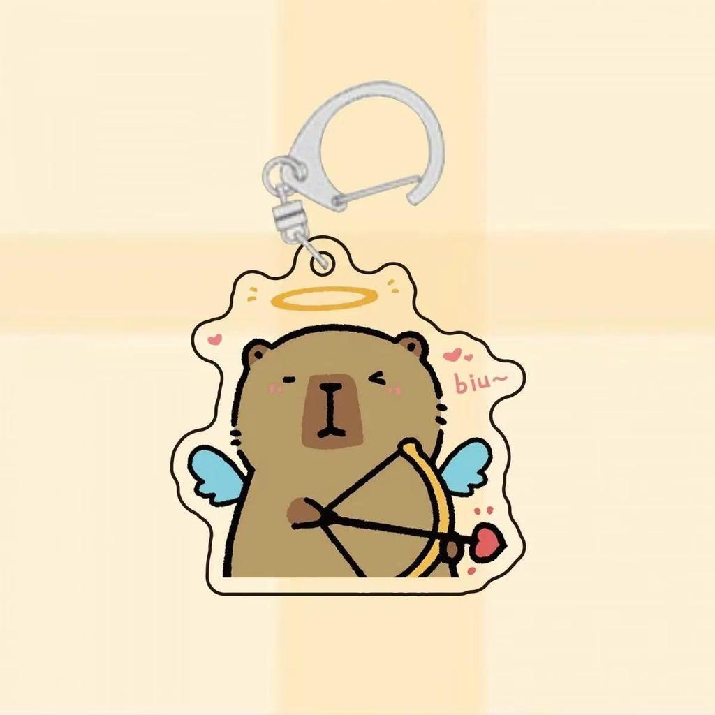 Capybara Sweet Creature Crylic Mica S Animation Products S Cultural Creativity Key Ring Móc Khóa In Theo Yêu Cầu, Chất Liệu Mica Trong Suốt In 2 Mặt , Dày 4mm 15 Capybara Sweet Creature Crylic Mica S Animation Products S Cultural Creativity Key Ring Móc Khóa In Theo Yêu Cầu, Chất Liệu Mica Trong Suốt In 2 Mặt , Dày 4mm - Ảnh 15