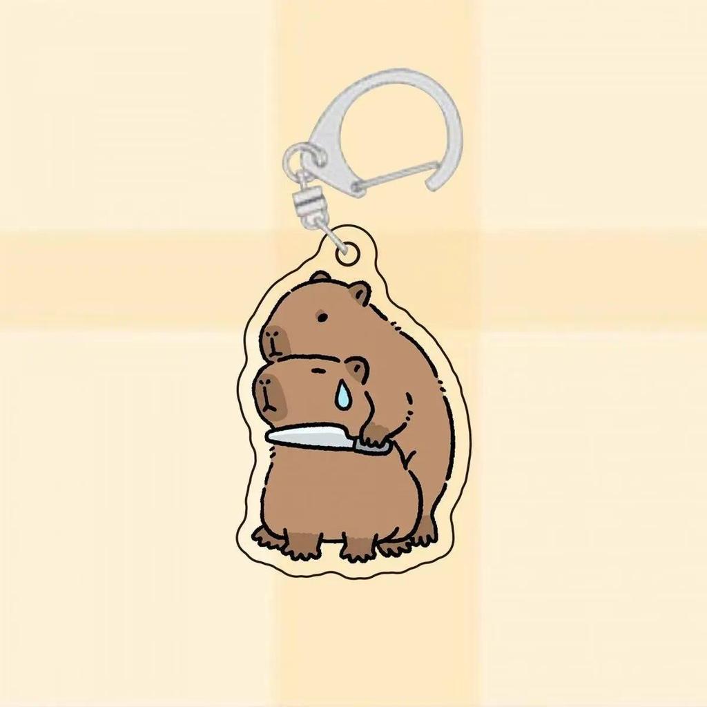 Capybara Sweet Creature Crylic Mica S Animation Products S Cultural Creativity Key Ring Móc Khóa In Theo Yêu Cầu, Chất Liệu Mica Trong Suốt In 2 Mặt , Dày 4mm 3 Capybara Sweet Creature Crylic Mica S Animation Products S Cultural Creativity Key Ring Móc Khóa In Theo Yêu Cầu, Chất Liệu Mica Trong Suốt In 2 Mặt , Dày 4mm - Ảnh 3