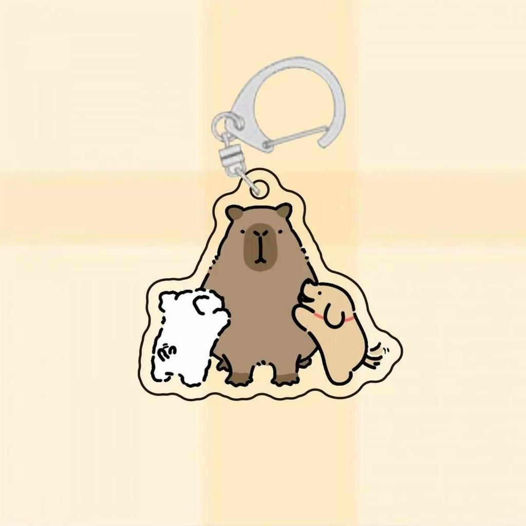 Capybara Sweet Creature Crylic Mica S Animation Products S Cultural Creativity Key Ring Móc Khóa In Theo Yêu Cầu, Chất Liệu Mica Trong Suốt In 2 Mặt , Dày 4mm 5 Capybara Sweet Creature Crylic Mica S Animation Products S Cultural Creativity Key Ring Móc Khóa In Theo Yêu Cầu, Chất Liệu Mica Trong Suốt In 2 Mặt , Dày 4mm - Ảnh 5