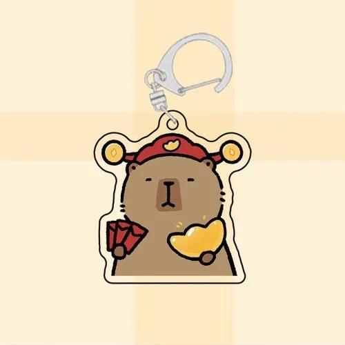 Capybara Sweet Creature Crylic Mica S Animation Products S Cultural Creativity Key Ring Móc Khóa In Theo Yêu Cầu, Chất Liệu Mica Trong Suốt In 2 Mặt , Dày 4mm 6 Capybara Sweet Creature Crylic Mica S Animation Products S Cultural Creativity Key Ring Móc Khóa In Theo Yêu Cầu, Chất Liệu Mica Trong Suốt In 2 Mặt , Dày 4mm - Ảnh 6