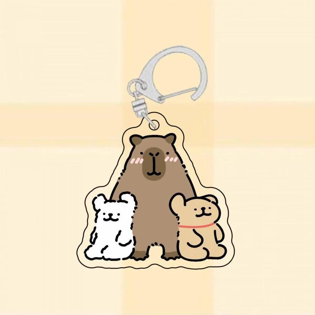 Capybara Sweet Creature Crylic Mica S Animation Products S Cultural Creativity Key Ring Móc Khóa In Theo Yêu Cầu, Chất Liệu Mica Trong Suốt In 2 Mặt , Dày 4mm 7 Capybara Sweet Creature Crylic Mica S Animation Products S Cultural Creativity Key Ring Móc Khóa In Theo Yêu Cầu, Chất Liệu Mica Trong Suốt In 2 Mặt , Dày 4mm - Ảnh 7