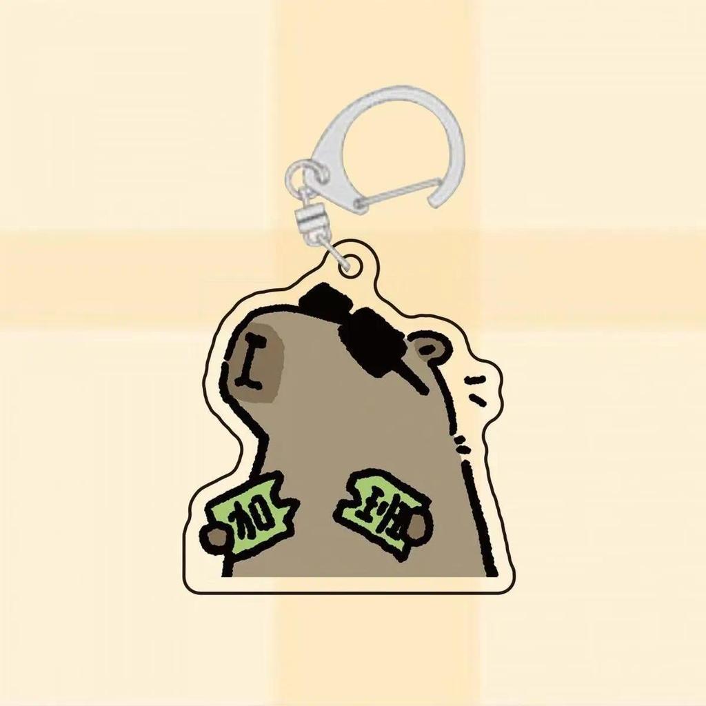 Capybara Sweet Creature Crylic Mica S Animation Products S Cultural Creativity Key Ring Móc Khóa In Theo Yêu Cầu, Chất Liệu Mica Trong Suốt In 2 Mặt , Dày 4mm 8 Capybara Sweet Creature Crylic Mica S Animation Products S Cultural Creativity Key Ring Móc Khóa In Theo Yêu Cầu, Chất Liệu Mica Trong Suốt In 2 Mặt , Dày 4mm - Ảnh 8
