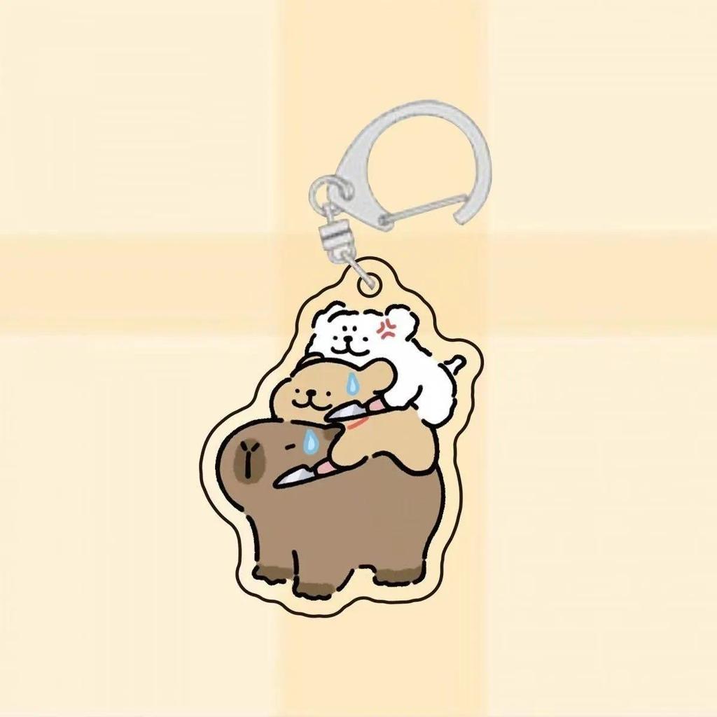 Capybara Sweet Creature Crylic Mica S Animation Products S Cultural Creativity Key Ring Móc Khóa In Theo Yêu Cầu, Chất Liệu Mica Trong Suốt In 2 Mặt , Dày 4mm 9 Capybara Sweet Creature Crylic Mica S Animation Products S Cultural Creativity Key Ring Móc Khóa In Theo Yêu Cầu, Chất Liệu Mica Trong Suốt In 2 Mặt , Dày 4mm - Ảnh 9