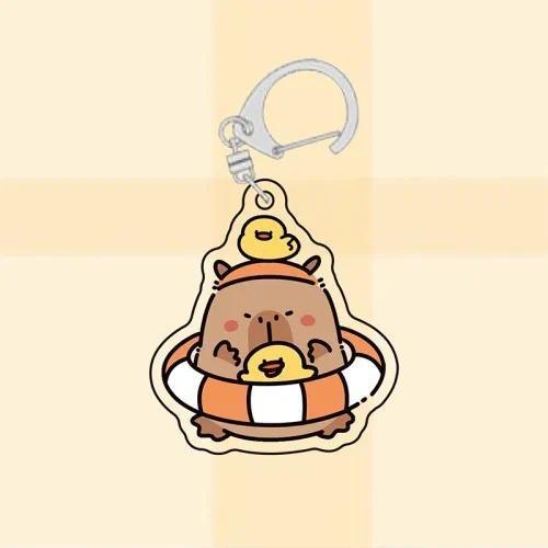 Capybara Sweet Creature Crylic Mica S Animation Products S Cultural Creativity Key Ring Móc Khóa In Theo Yêu Cầu, Chất Liệu Mica Trong Suốt In 2 Mặt , Dày 4mm 1 Capybara Sweet Creature Crylic Mica S Animation Products S Cultural Creativity Key Ring Móc Khóa In Theo Yêu Cầu, Chất Liệu Mica Trong Suốt In 2 Mặt , Dày 4mm