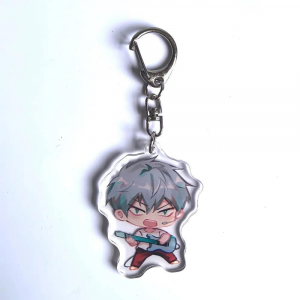 Cartoon Alien Stage Ivan & Till Dangle-dangle Acrylic Chain For Pants Woman Keychain Men Móc Khóa In Theo Yêu Cầu, Chất Liệu Mica Trong Suốt In 2 Mặt , Dày 4mm